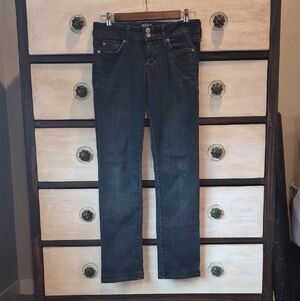 Hudson Jeans Dark Blue Straight Leg Women's Jeans